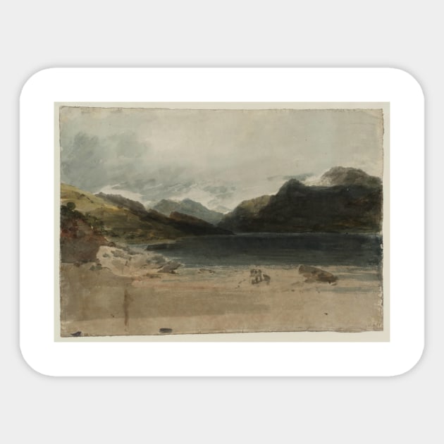 A Welsh Lake, 1799-1800 Sticker by Art_Attack